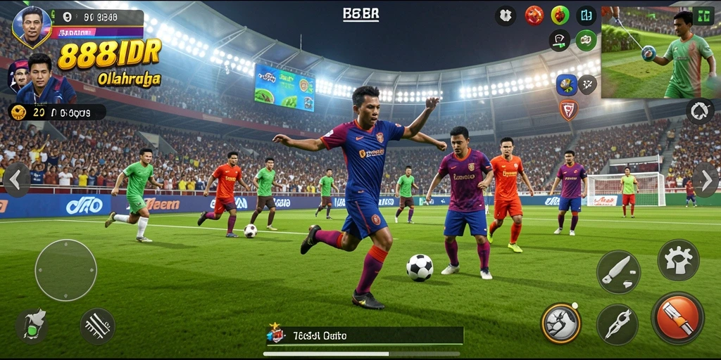 Tampilan gameplay mendebarkan dalam 888IDR dengan grafik yang menawan.