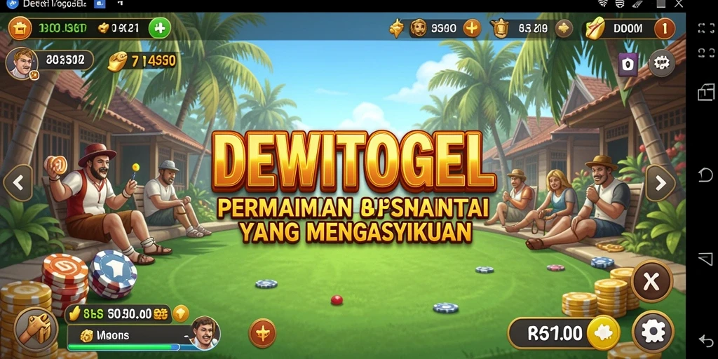 Screenshot DEWITOGEL menampilkan gameplay yang seru dan interaktif.
