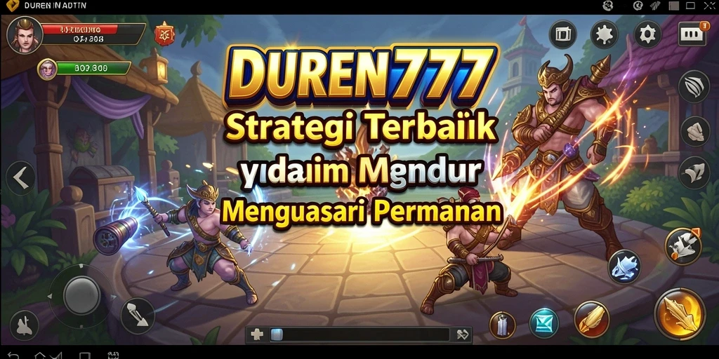 Tampilan gameplay DUREN777 yang menegangkan dan penuh strategi.