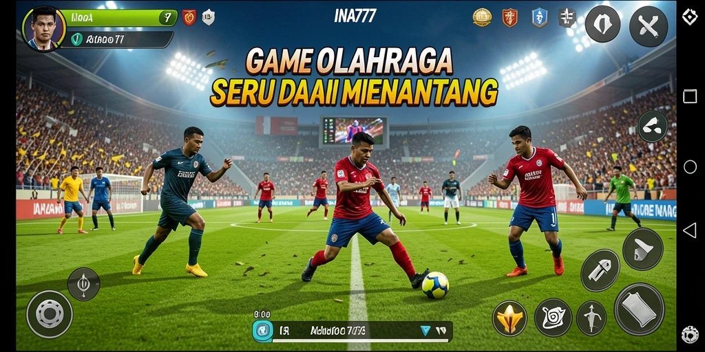 Screenshot INA777 menampilkan gameplay seru dalam berbagai jenis olahraga.