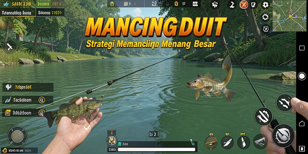Tampilan gameplay MANCINGDUIT yang menarik dengan elemen strategi yang mendalam.