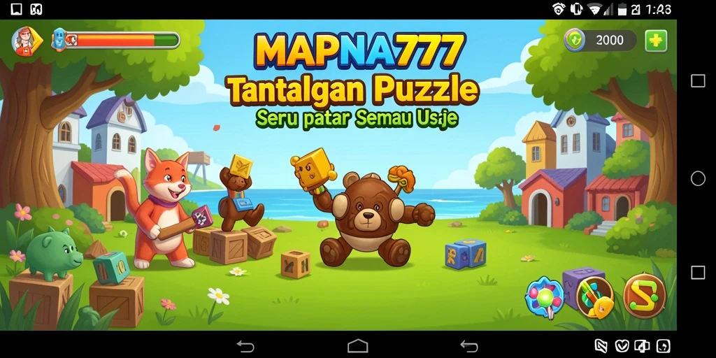 Gameplay seru MAPNA777 dengan berbagai tantangan Puzzle.