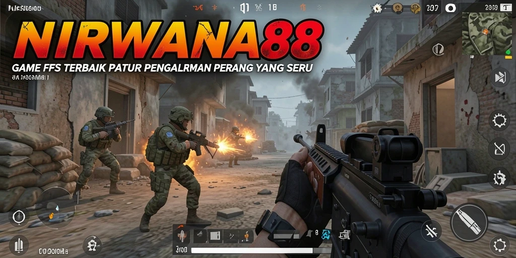 Gameplay NIRWANA88 yang mendebarkan di arena perang FPS.