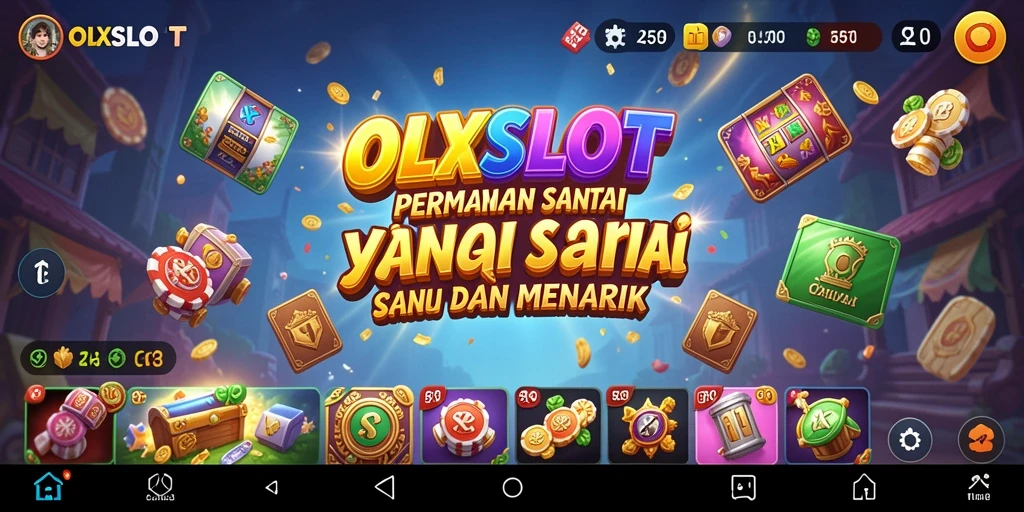 Tampilan gameplay OLXSLOT yang menghibur dan penuh warna.