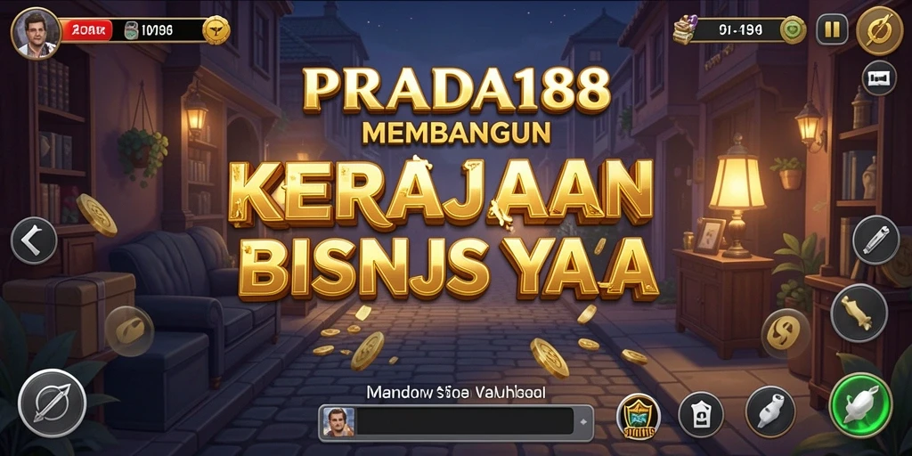 Screenshot gameplay PRADA188 yang menunjukkan keramaian bisnis.