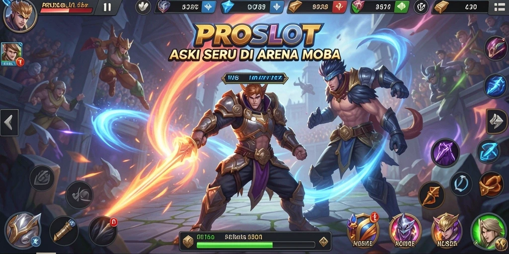 Gameplay seru di arena pertempuran PROSLOT