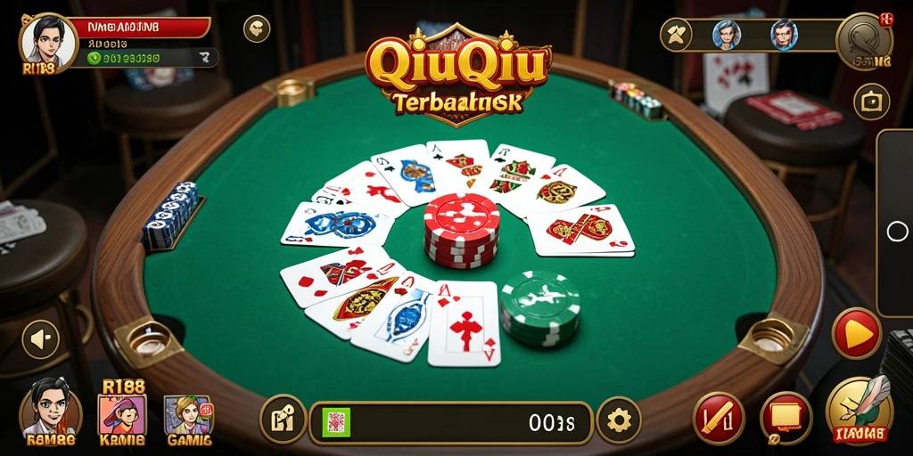 Gameplay QiuQiu yang seru dan menegangkan di RI188.