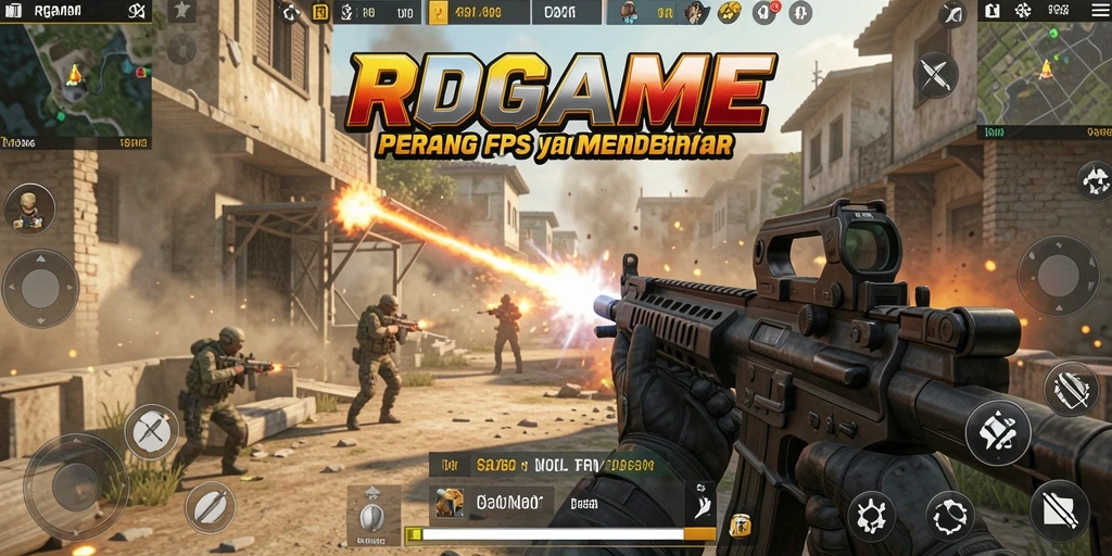 Gameplay RPGAME yang intens dan menarik.